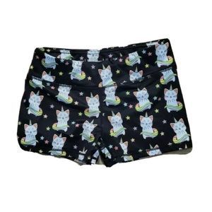 IAM MJG Womens Shorts Size Medium 8 Unicorn Black